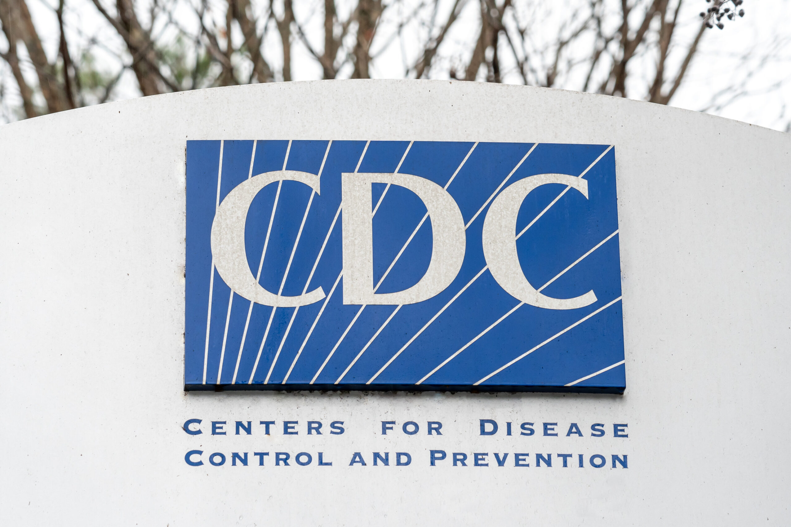 Atlanta, Georgia, USA – December 30, 2021: CDC sign at their hea